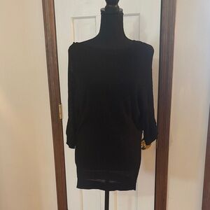 Express Black Women's Off the Shoulder Sweater